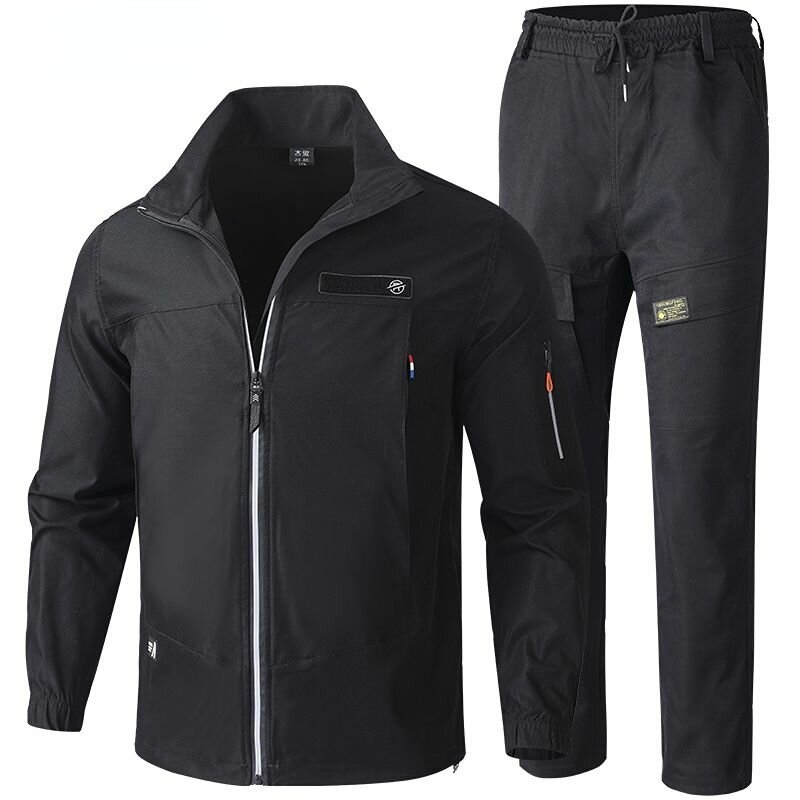 Мужская рабочая одежда из стрейча, подходит для строительства, ремонта автомобилей и т. д