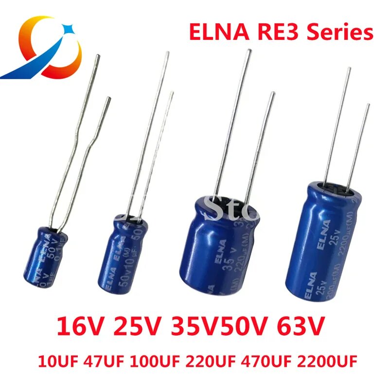ELNA RE3 серия Hi-Fi аудио конденсаторы 10 шт, 25V470UF 10X12.5MM