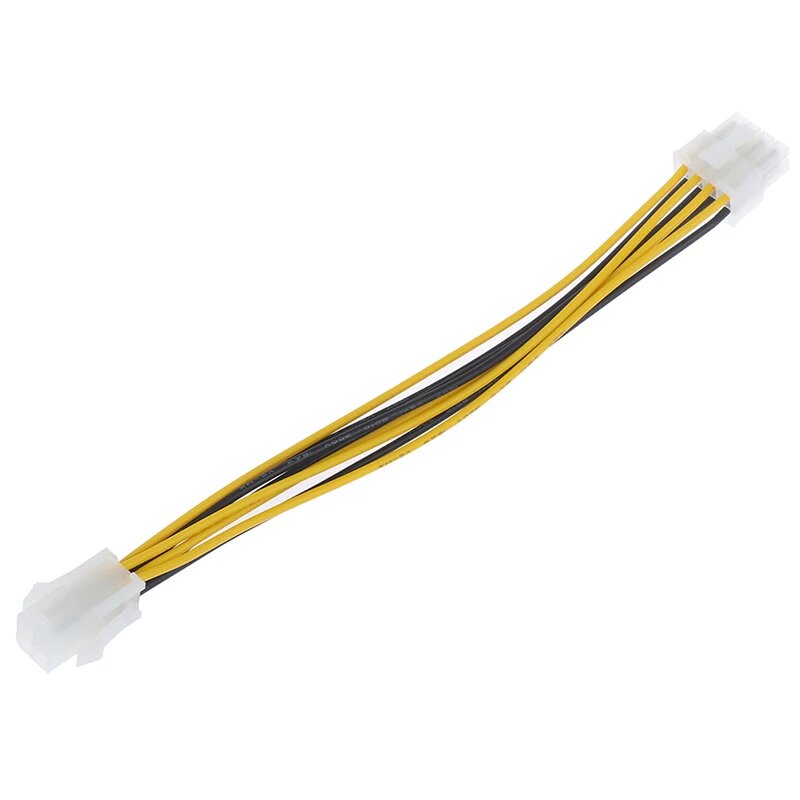 1Pcs 4 Pin To 8 Pin Motherboard CPU Power Adapter Cable Power Supply Line, 0,2 м