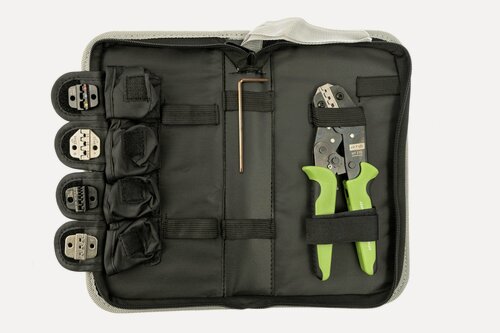 Изображение товара Набор для обжима клемм профессиональный, 5 губок-матриц, 7 предм, Дело Техники, 417270