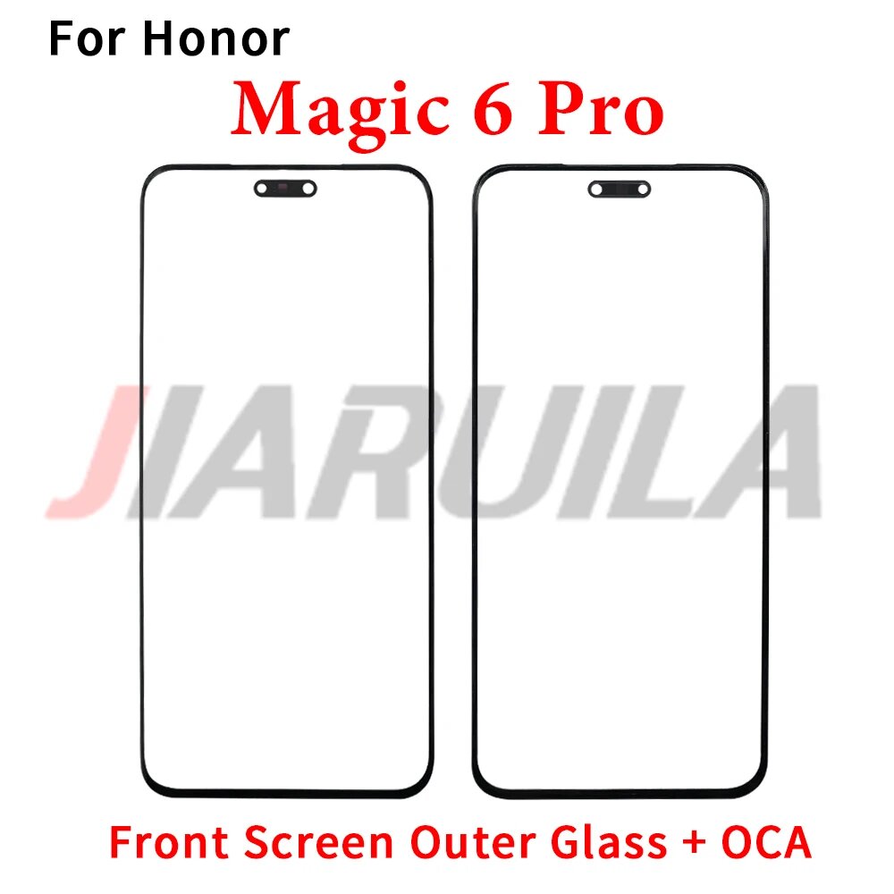 1 шт. внешнее стекло переднего экрана + OCA для Huawei Magic 5 6 Lite Pro запасные части для ремонта телефона Magic 6 Pro