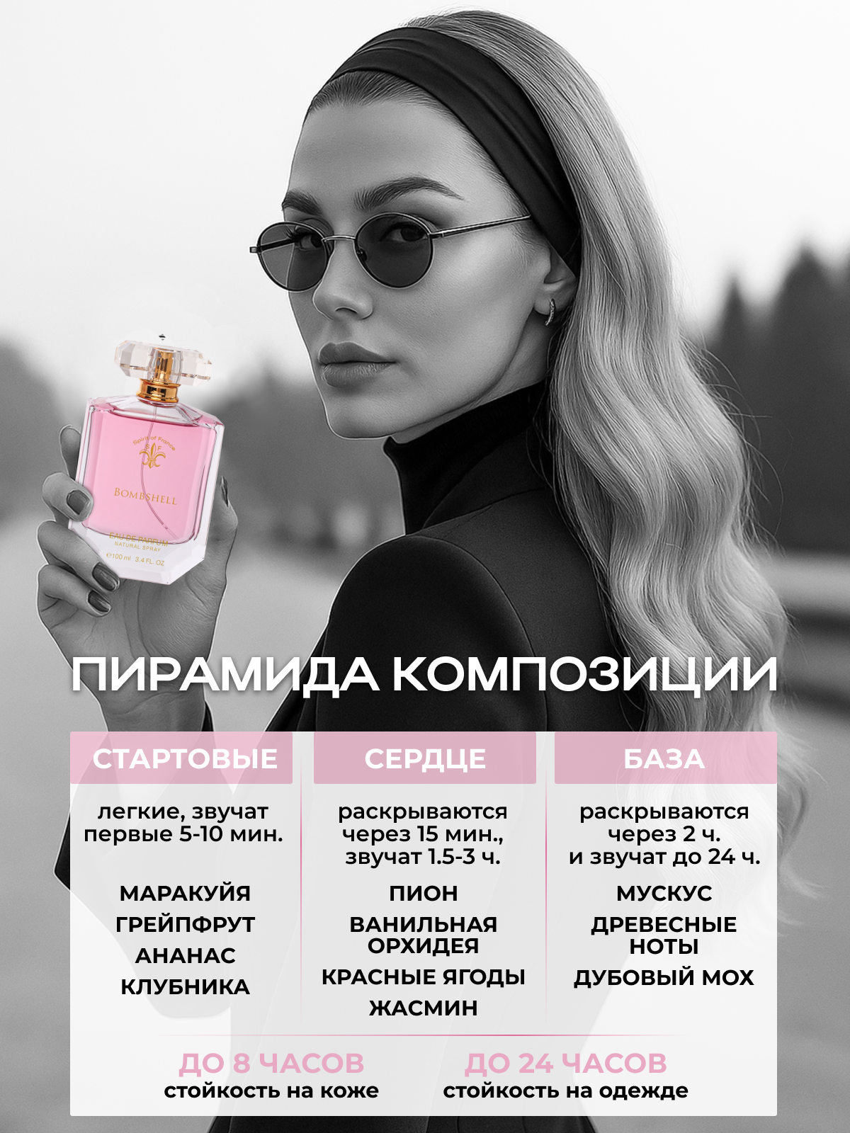 Духи женские Бомбшел - Bombshell 100 мл сладкие стойкие французские — фото 1
