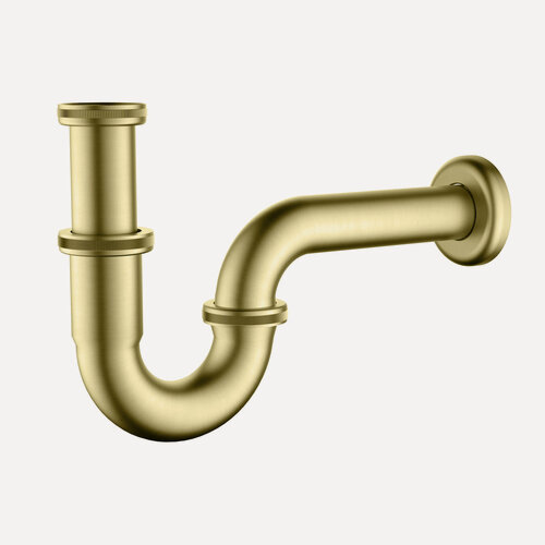 Изображение товара Сифон для раковины Timo 961, латунь, гидрозатвор, золото матовый