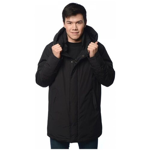 Зимняя куртка мужская CLASNA 040 размер 48, темно-синий