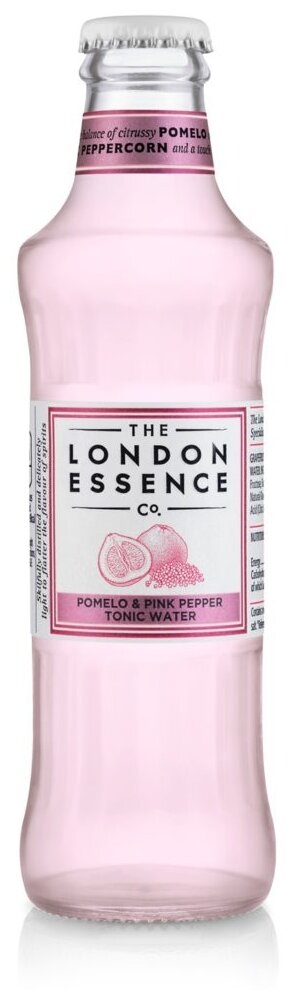 Напиток газированный London Essence Pomelo&Pink Pepper Tonic Water (Помело и розовый перец) 0,20л, стекло, 1шт - фотография № 1