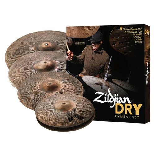 Набор из 4 -х тарелок Zildjian KCSP4681 K CUSTOM DRY CYMBAL SET