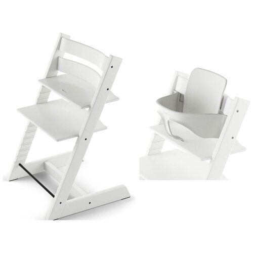 фото Стульчик stokke tripp trapp white 100107(с держателем)