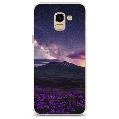фото Силиконовый чехол "горы под звездами" на samsung galaxy j6 2018 / самсунг галакси джей 6 2018 case place