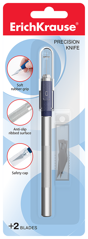 Нож-скальпель канцелярский ErichKrause Precision Knife