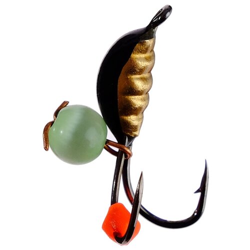 Мормышка «Мир вольфрама», коза с коронкой с кошачьим глазом, d-3 мм