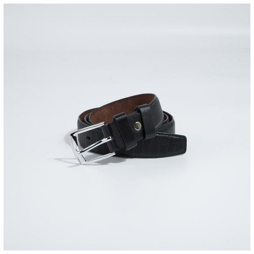 фото Ремень, ширина 2,8 см, винт, пряжка металл, цвет чёрный нет бренда