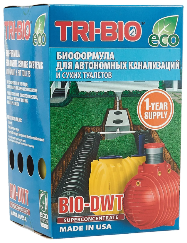 Tri-Bio Биоформула для автономных канализаций, 500г. - фотография № 1