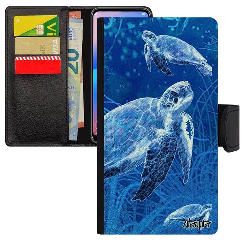 фото Защитный чехол книжка для мобильного // apple iphone 8 // "черепаха" гиганская наземная, utaupia, розовый