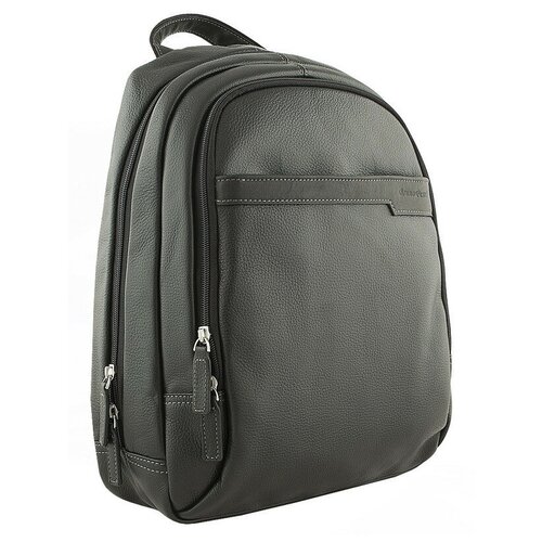 фото Мужской кожаный рюкзак bruno perri l10502/1 черный