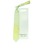 Молодежный галстук светло-салатового цвета с крупным цветком Kenzo Takada 826118 - изображение