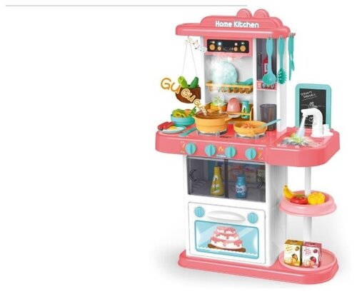 Детская игровая кухня Modern Kitchen, высота 72 см, пар, вода, свет, звук, 43 предмета 889-164 1430612