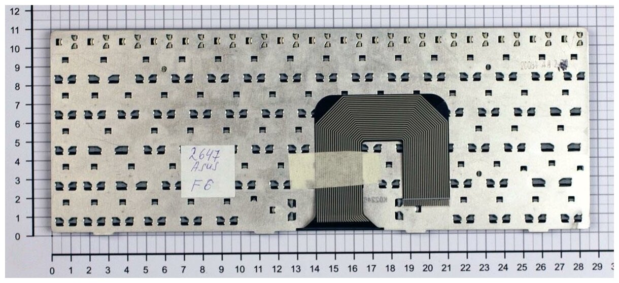 Клавиатура для ноутбука Asus U6V Черная без рамки