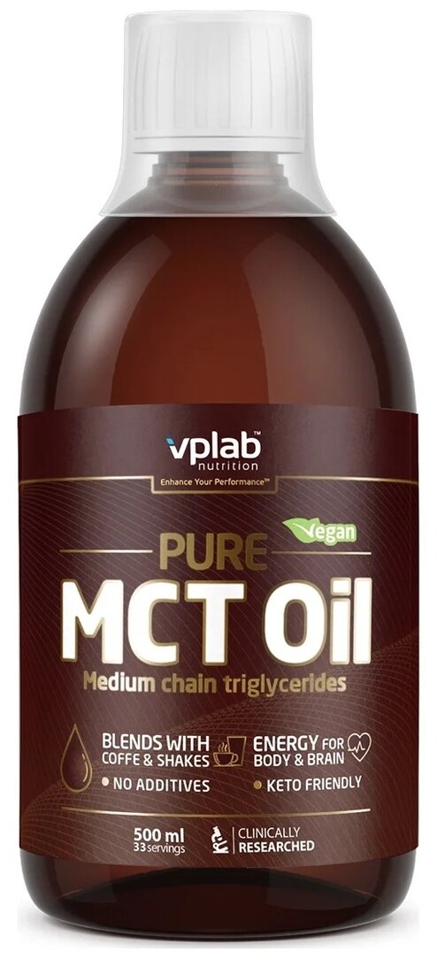 Vplab Pure MCT Oil фл., 500 мл