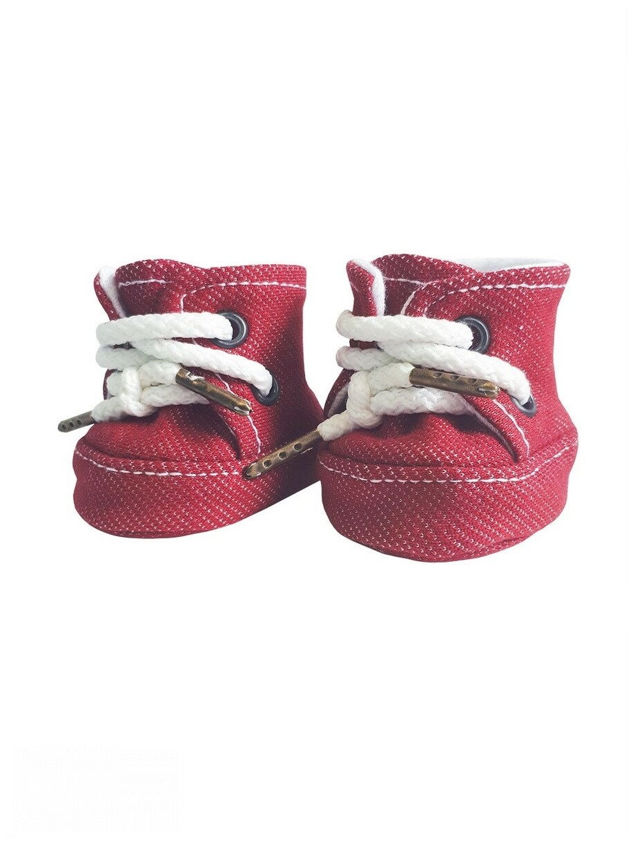 Обувь для куклы Кроссовки красные 05-01