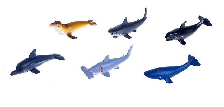 Набор морских животных «Подводный мир», 6 фигурок