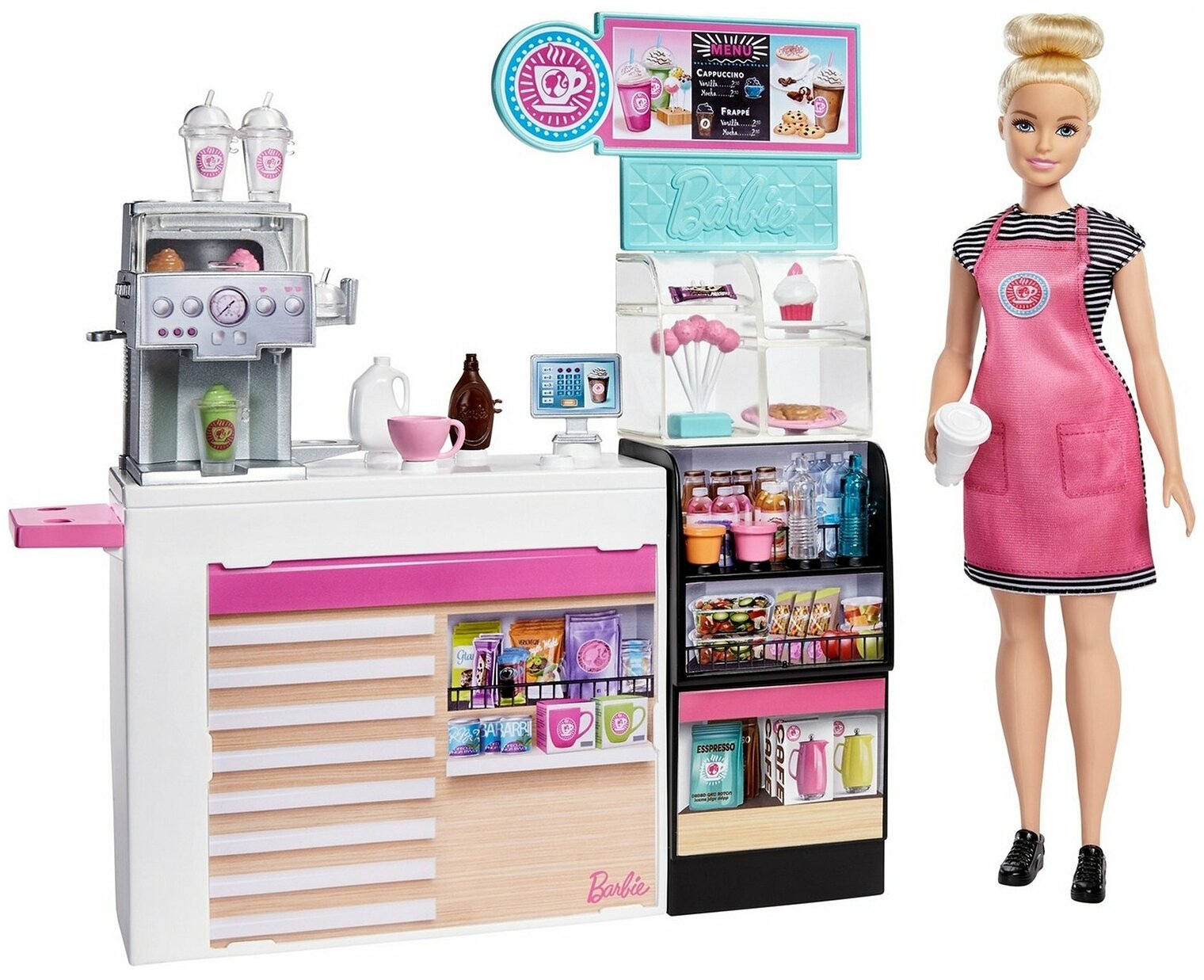 Игровой набор Barbie Кем быть Кофейня