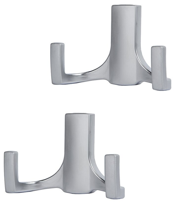 фото Комплект из 2 шт. мебельный крючок KR 0330 SC, матовый хром