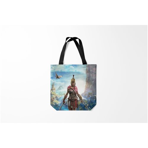фото Сумка-шоппер / 40х40 см / геймерам / assassins creed воинственная кассандра burnettie