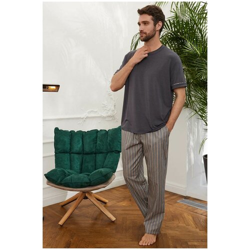 фото Футболка мужская laete 51880-1, серый (размер: l)