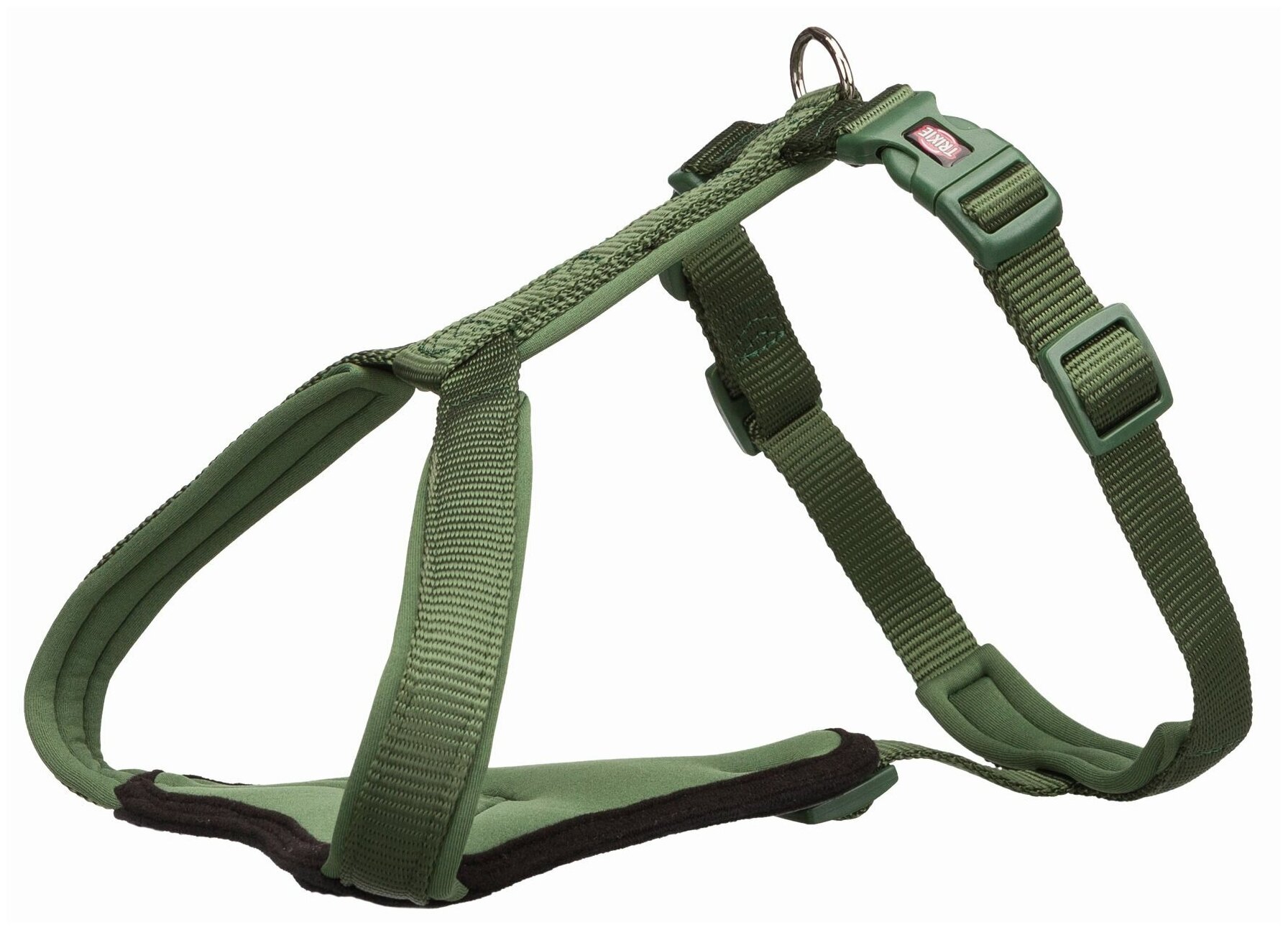 Шлейка Premium Y-harness, Trixie (товары для животных, L: 75-95 см/25 мм, лесной, 1998719)