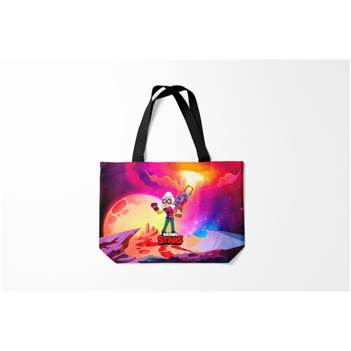 фото Сумка-шоппер / 46х35 см / геймерам / brawl stars белль belle burnettie