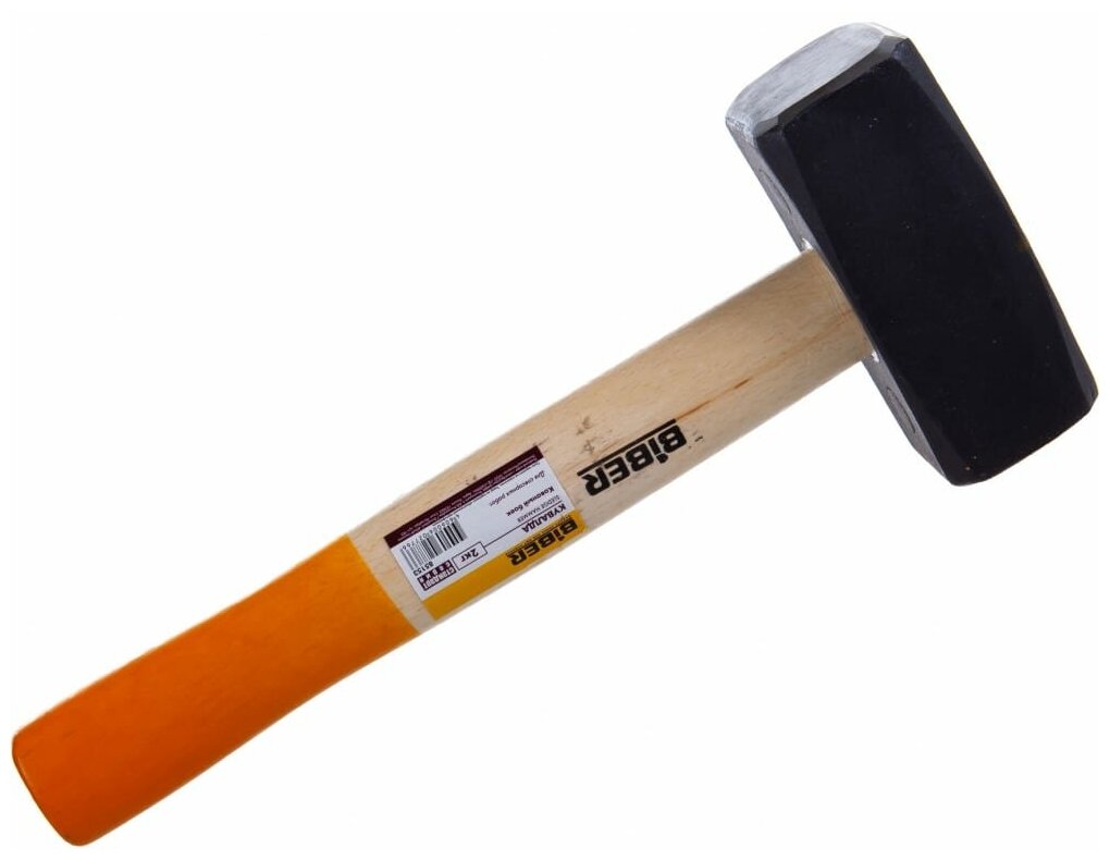 Biber Кувалда Стандарт кованая с деревянной ручкой 2кг 85153 тов-085222 .