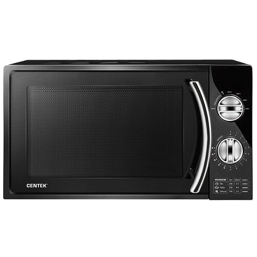 Микроволновая печь CT-1580микроволновка СВЧ700W20лхромированная ручка и переключателиподарокчерная 1329800₽