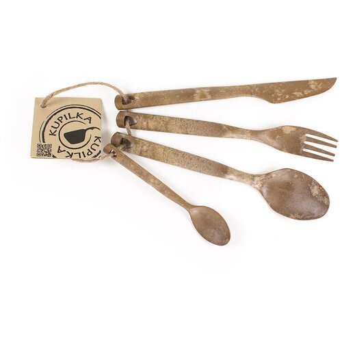 Набор столовых приборов KUPILKA CUTLERY, коричневый набор столовых приборов modern bronze 24пр attribute cutlery dmc145