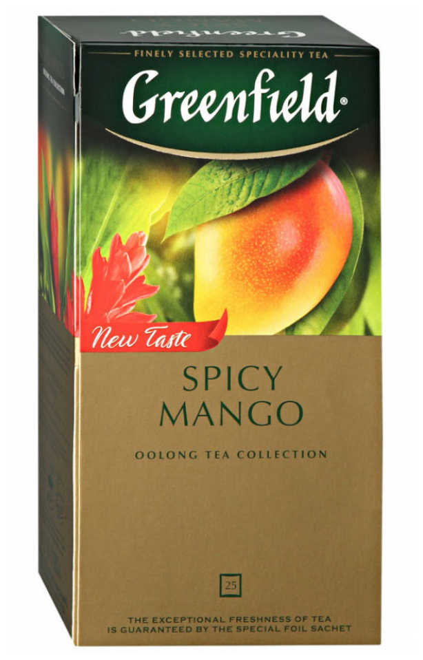 Greenfield Spasy Mango (1,5гх25п)чай пак.оолонг с доб. - фотография № 1