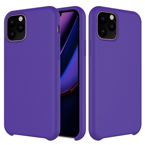 фото Чехол силиконовый case для apple iphone 11 pro фиолетовый