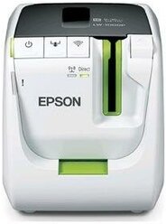 Epson LabelWorks LW-1000P (C51CD06200) Принтер для печати этикеток, для лент шириной 6, 9, 12, 18, 24, 36 мм., 360 dpi, скорость 35 мм, резак, USB, Wi-Fi, LAN
