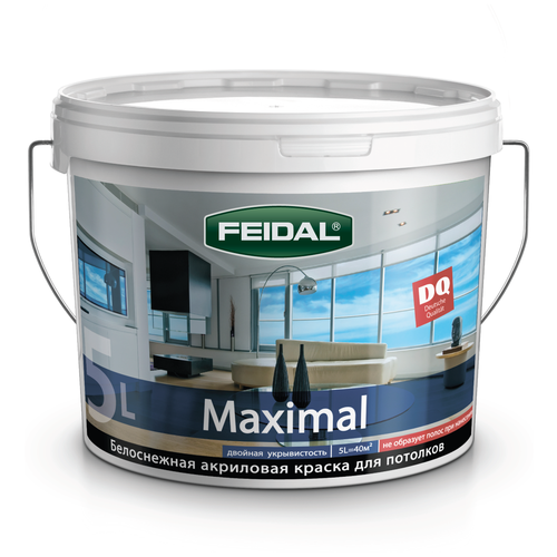 FEIDAL Maximal глубокоматовая белоснежная 2.5 л