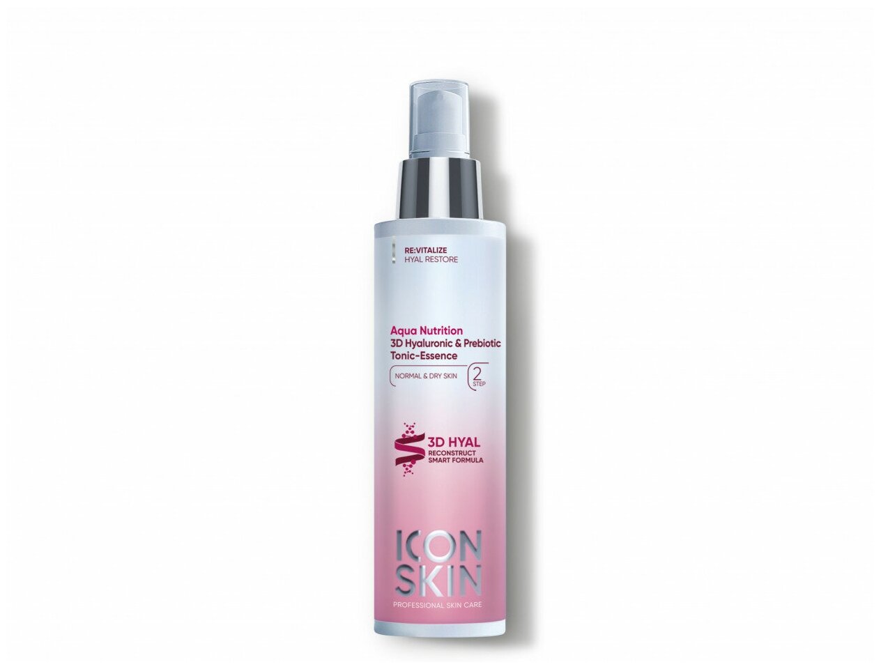 ICON SKIN / Увлажняющий тоник для лица с гиалуроновой кислотой и пребиотиком. Проф уход за сухой кожей.150мл.