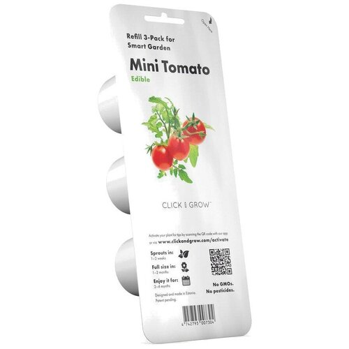 Набор картриджей для умного сада Click and Grow Refill 3-Pack Томаты Черри (Mini Tomato)