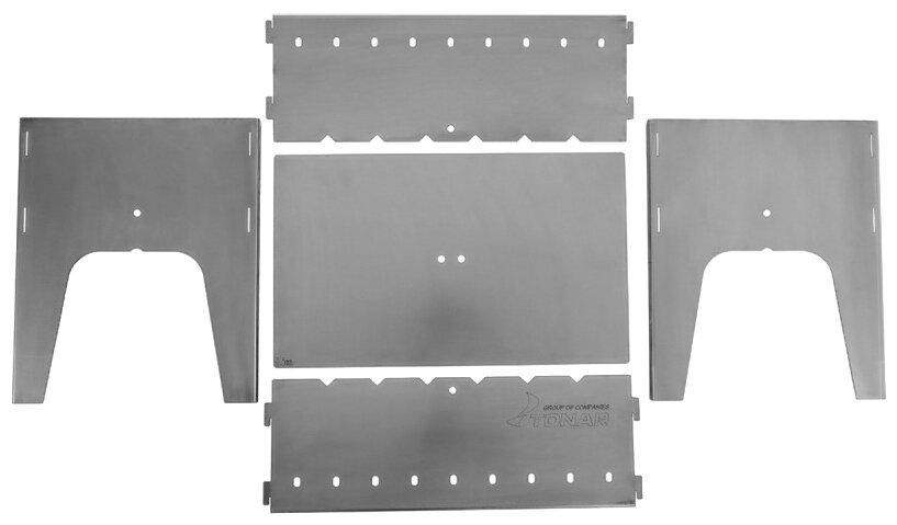 Мангал разборный Тонар сталь 1,5 мм - фотография № 3