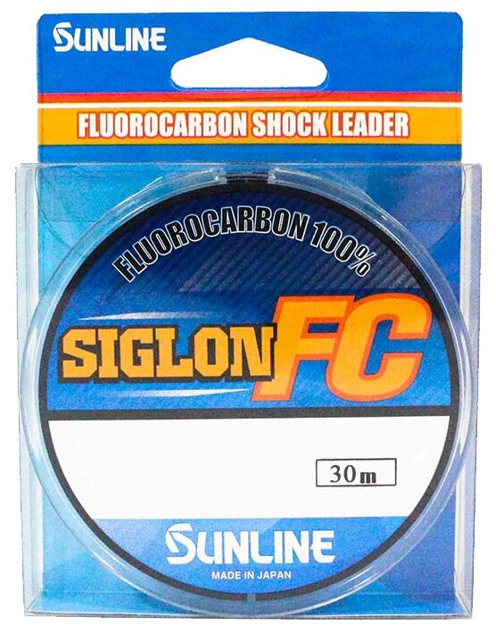 Леска флюорокарбоновая SUNLINE Siglon FC 2020 30 м (0.128 мм прозрачный 1.1 кг) new