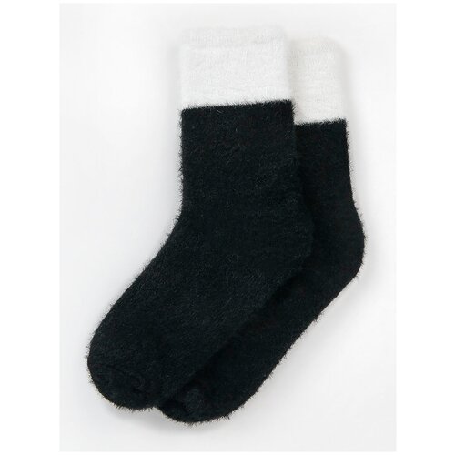 Носки Кушан, размер 37-41, черный, белый женские носки кушан средние утепленные размер 37 41 белый красный