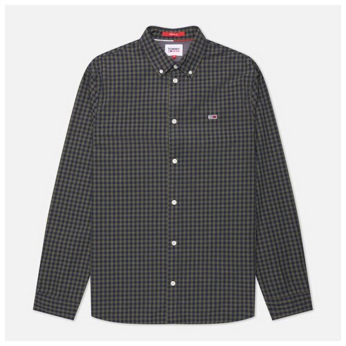 фото Мужская рубашка tommy jeans heather gingham