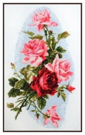 Набор для вышивания палитра арт.01.012 Розовый шик 24х41 см