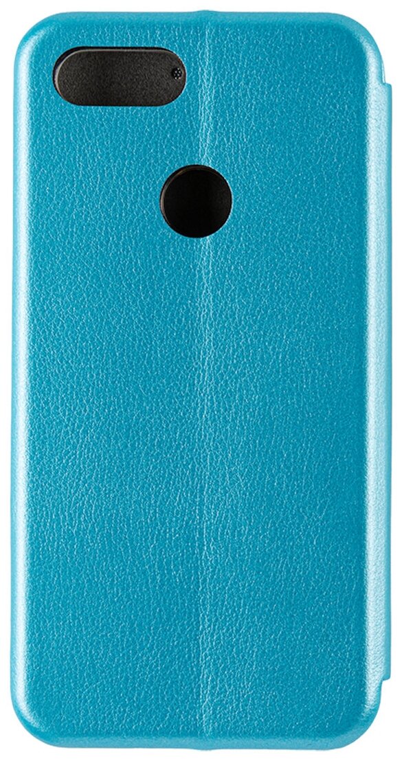 Чехол-книжка "Jack" для Xiaomi Mi 8 Lite. Экокожа. Голубой.
