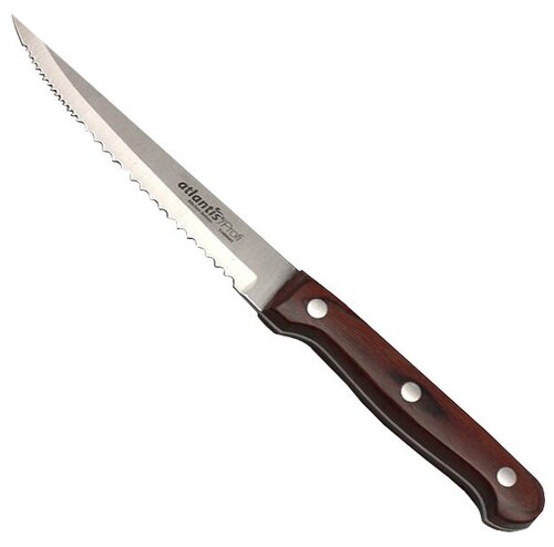 Нож ATLANTIS Калипсо 11см для стейка нерж. сталь, дерево