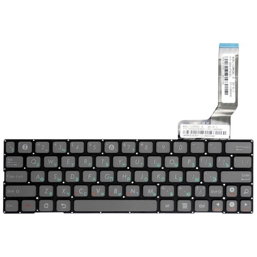 Клавиатура для ноутбука Asus Eee Pad SL101 Series Плоский Enter Серая без рамки PN V125862AK1 164000₽