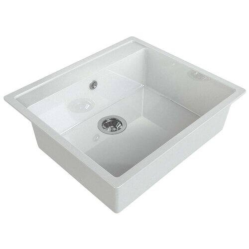 Кухонная мойка MAXSTONE MS-21 белый снег глянец