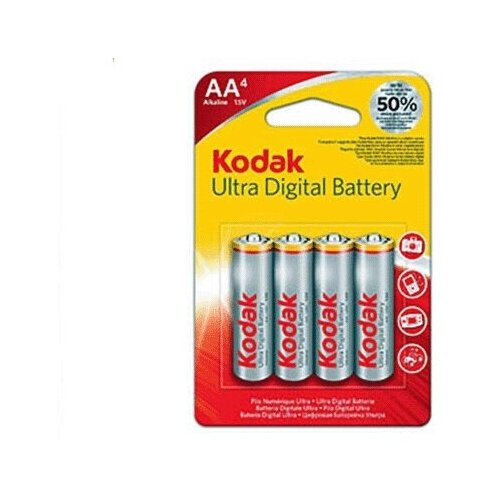 Батарейка KODAK LR6-4BL ULTRA DIGITAL/Premium (KAA-4 UD) (80/400) Б0005248 / набор 4шт