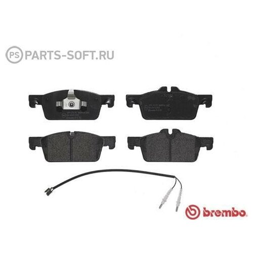 фото Brembo p61112 колодки тормозные peugeot 508 10- передние тор.диск d 283мм